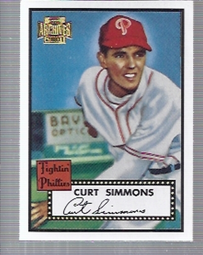 2001 Topps Archives #238 Curt Simmons 52