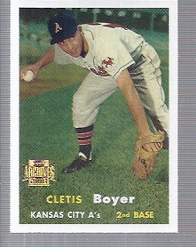 2001 Topps Archives #250 Clete Boyer 57