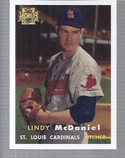 2001 Topps Archives #251 Lindy McDaniel 57