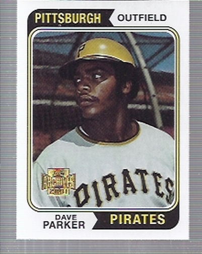 2001 Topps Archives #257 Dave Parker 74