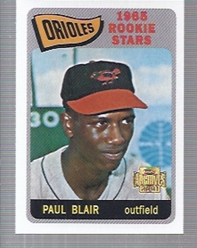 2001 Topps Archives #270 Paul Blair 65
