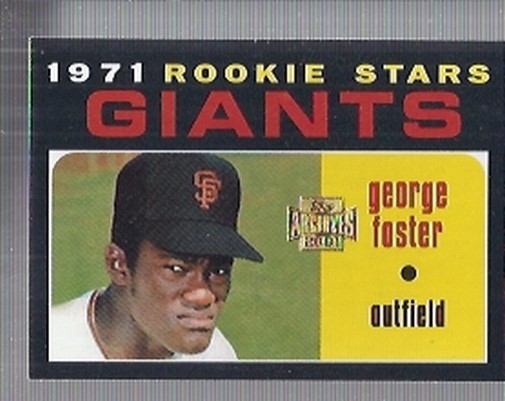 2001 Topps Archives #287 George Foster 71