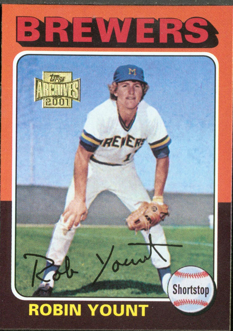 2001 Topps Archives #299 Robin Yount 75
