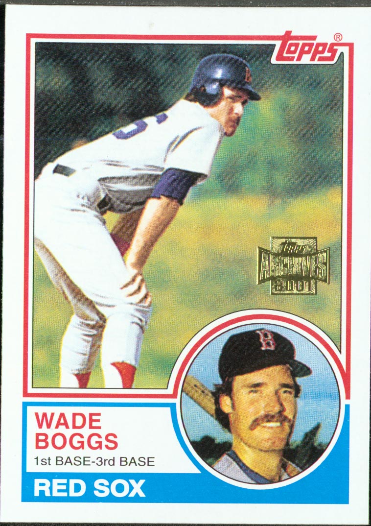 2001 Topps Archives #307 Wade Boggs 83