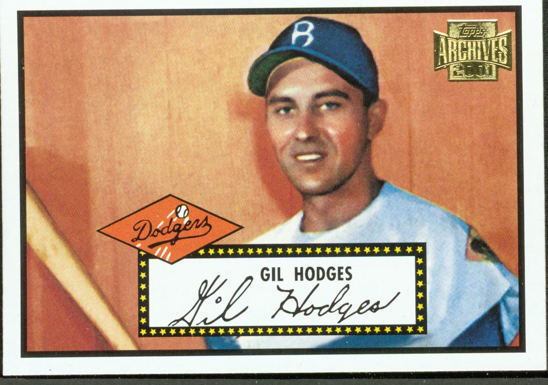 2001 Topps Archives #313 Gil Hodges 52