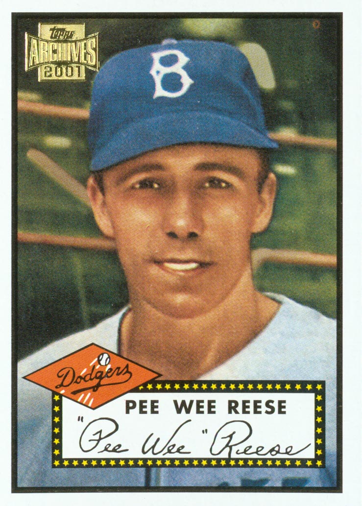 2001 Topps Archives #315 Pee Wee Reese 52