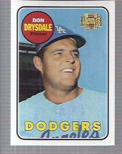 2001 Topps Archives #346 Don Drysdale 69