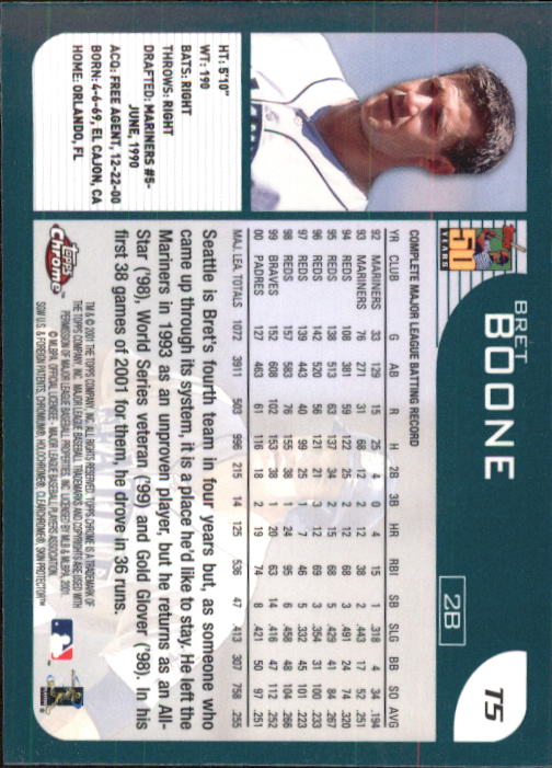 2001 Topps Chrome Traded Baseball Singles - You Choose - Bild 11 von 381