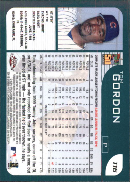 2001 Topps Chrome Traded Baseball Singles - You Choose - Bild 25 von 381