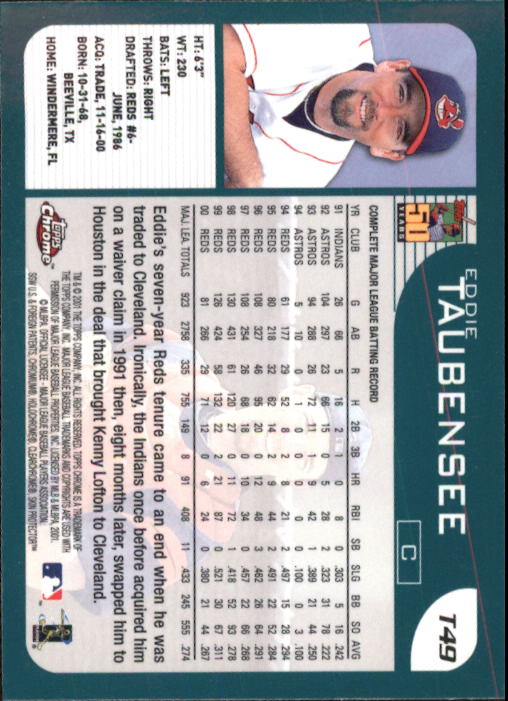 2001 Topps Chrome Traded Baseball Singles - You Choose - Bild 83 von 381