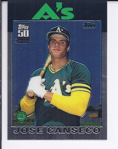 2001 Topps Chrome Traded #T116 Jose Canseco 86