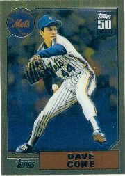 2001 Topps Chrome Traded #T122 David Cone 87