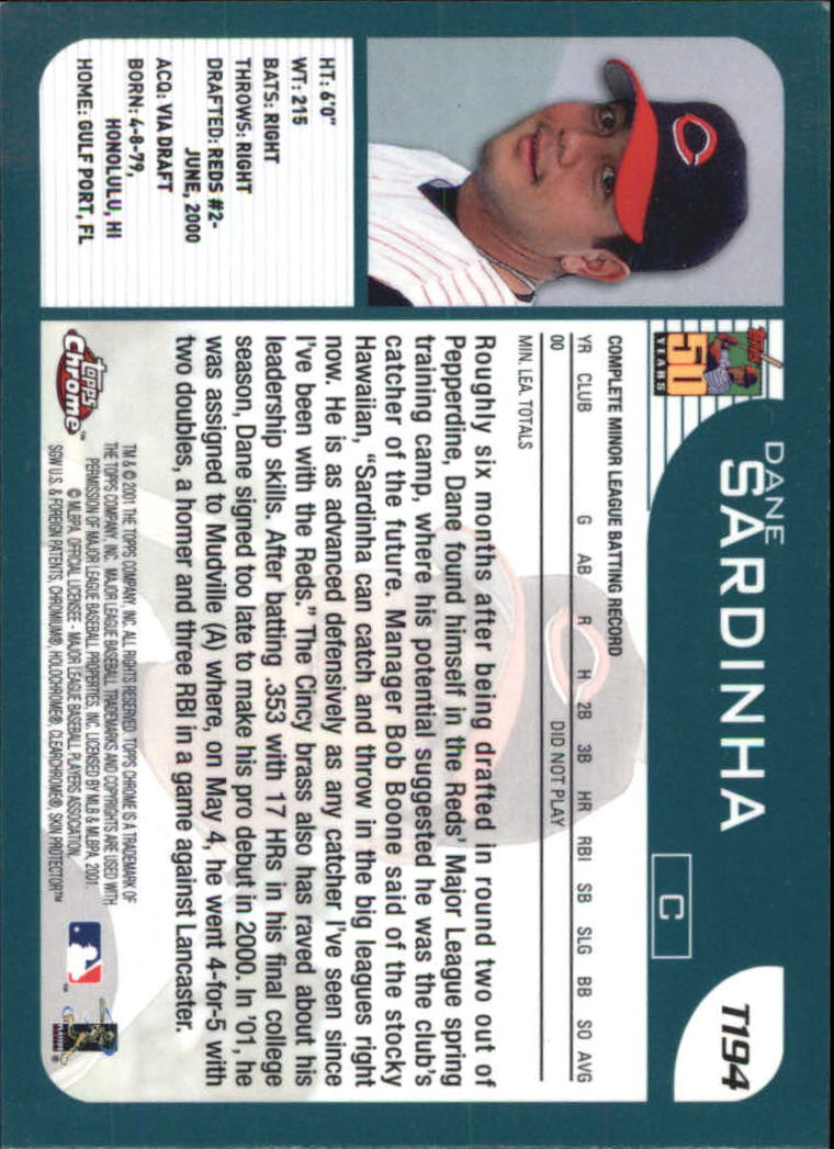 2001 Topps Chrome Traded Baseball Singles - You Choose - Bild 256 von 381