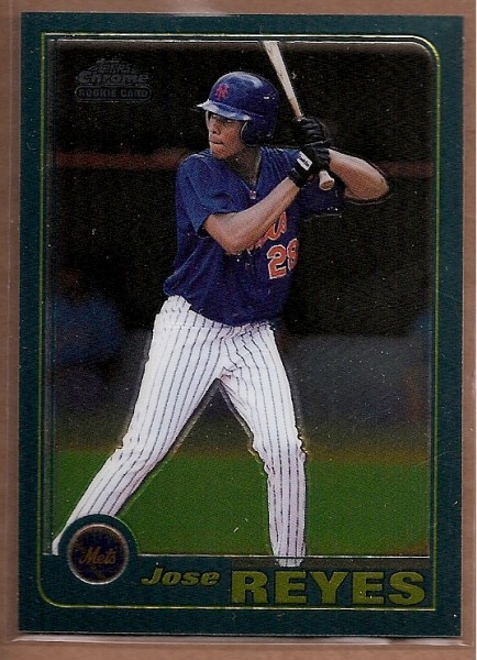 2001 Topps Chrome Traded #T242 Jose Reyes RC