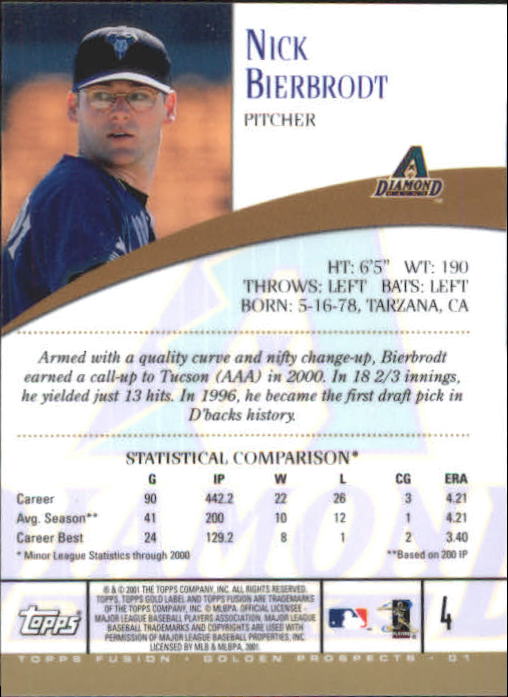 A3902- 2001 Topps Fusion Baseball Card #s 1-250 -You Pick- 15+ FREE US SHIP - Picture 7 of 453