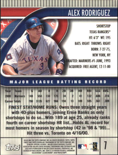 A3902- 2001 Topps Fusion Baseball Card #s 1-250 -You Pick- 15+ FREE US SHIP - Picture 13 of 453