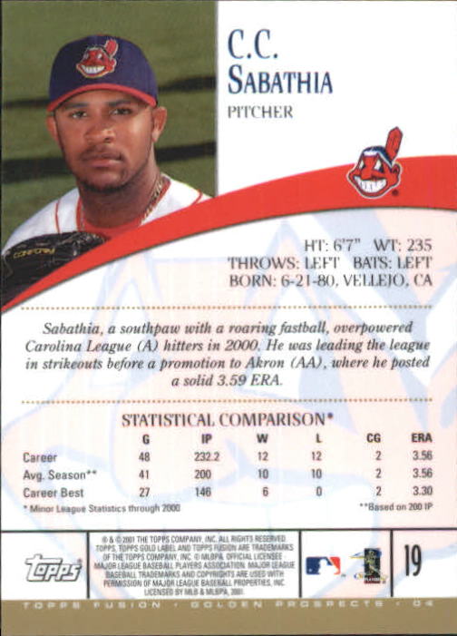 A3902- 2001 Topps Fusion Baseball Card #s 1-250 -You Pick- 15+ FREE US SHIP - Picture 29 of 453