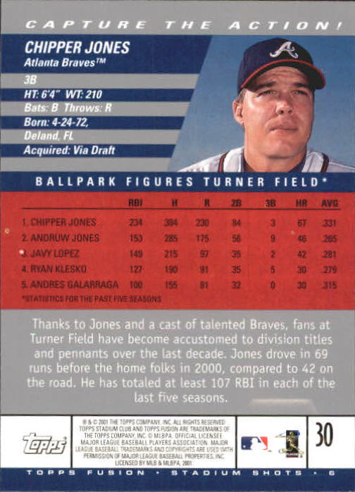 A3902- 2001 Topps Fusion Baseball Card #s 1-250 -You Pick- 15+ FREE US SHIP - Picture 49 of 453