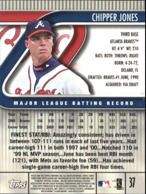A3902- 2001 Topps Fusion Baseball Card #s 1-250 -You Pick- 15+ FREE US SHIP - Picture 63 of 453