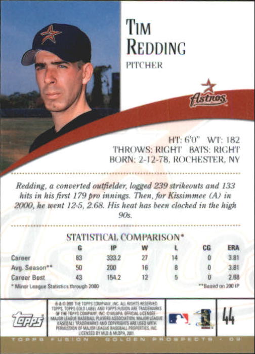 A3902- 2001 Topps Fusion Baseball Card #s 1-250 -You Pick- 15+ FREE US SHIP - Picture 77 of 453