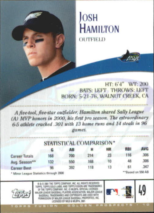 A3902- 2001 Topps Fusion Baseball Card #s 1-250 -You Pick- 15+ FREE US SHIP - Picture 87 of 453