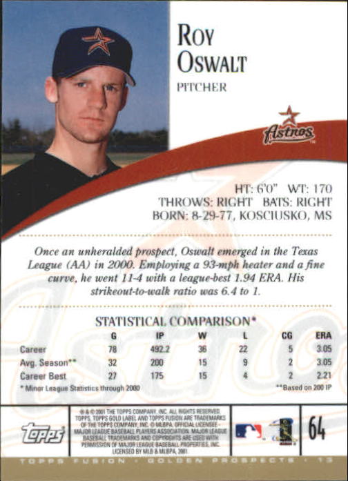 A3902- 2001 Topps Fusion Baseball Card #s 1-250 -You Pick- 15+ FREE US SHIP - Picture 115 of 453