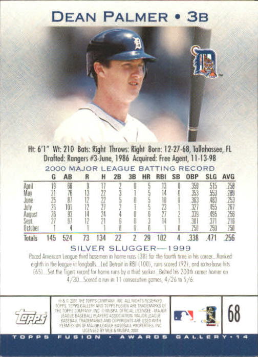 A3902- 2001 Topps Fusion Baseball Card #s 1-250 -You Pick- 15+ FREE US SHIP - Picture 123 of 453