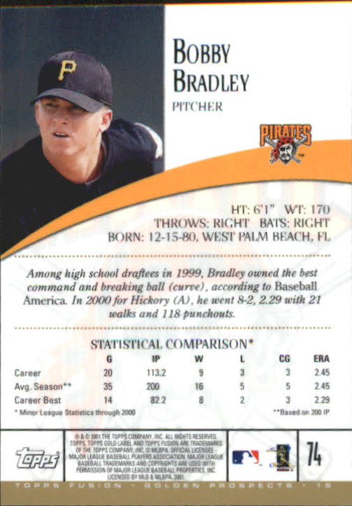 A3902- 2001 Topps Fusion Baseball Card #s 1-250 -You Pick- 15+ FREE US SHIP - Picture 135 of 453