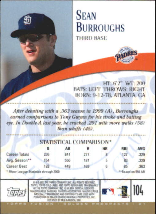 A3902- 2001 Topps Fusion Baseball Card #s 1-250 -You Pick- 15+ FREE US SHIP - Picture 189 of 453