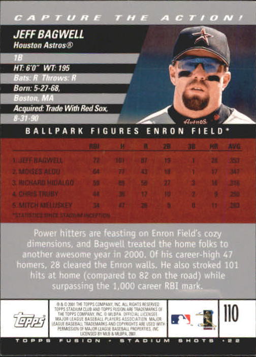 A3902- 2001 Topps Fusion Baseball Card #s 1-250 -You Pick- 15+ FREE US SHIP - Picture 201 of 453
