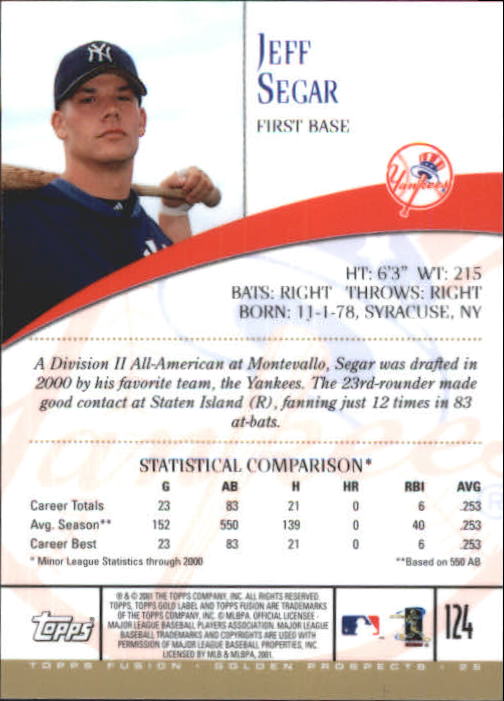 A3902- 2001 Topps Fusion Baseball Card #s 1-250 -You Pick- 15+ FREE US SHIP - Picture 229 of 453