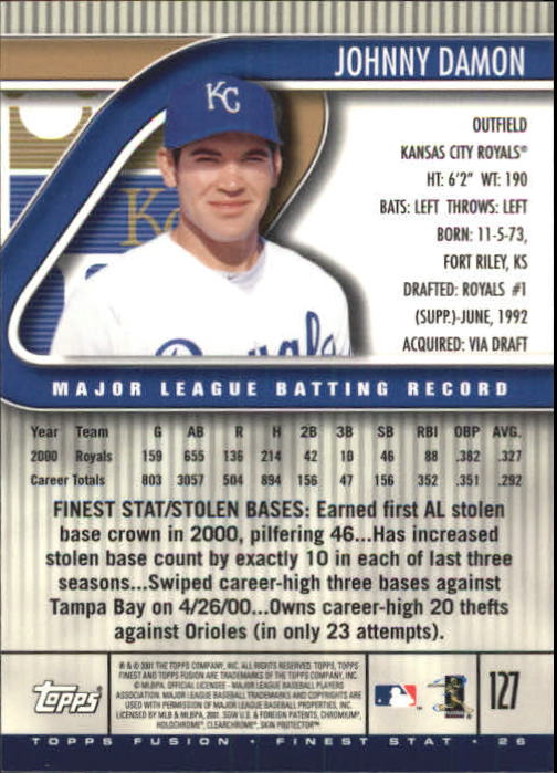 A3902- 2001 Topps Fusion Baseball Card #s 1-250 -You Pick- 15+ FREE US SHIP - Picture 235 of 453