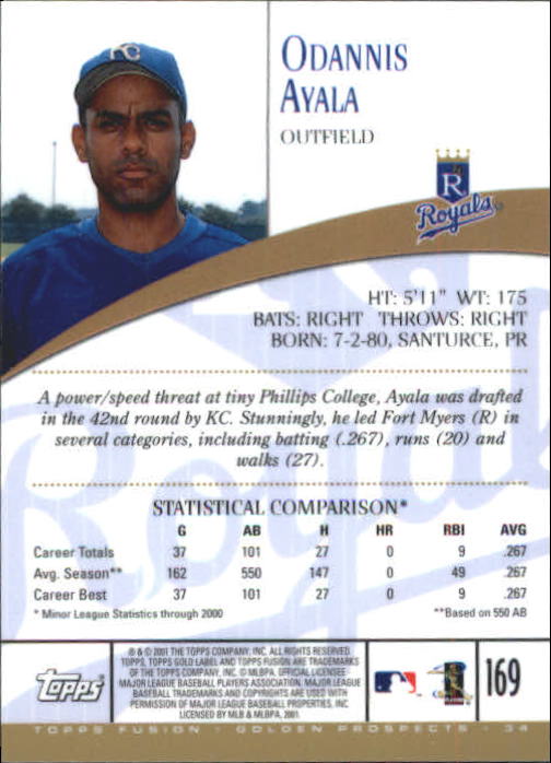 A3902- 2001 Topps Fusion Baseball Card #s 1-250 -You Pick- 15+ FREE US SHIP - Picture 313 of 453