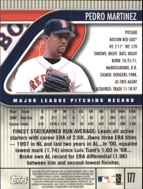 A3902- 2001 Topps Fusion Baseball Card #s 1-250 -You Pick- 15+ FREE US SHIP - Picture 325 of 453