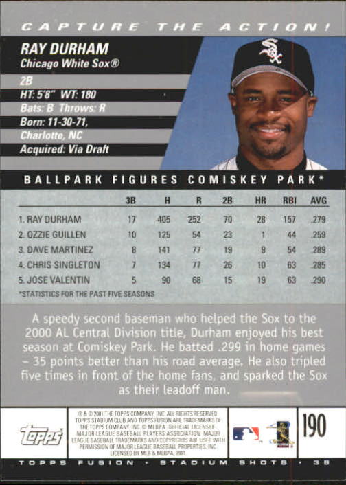 A3902- 2001 Topps Fusion Baseball Card #s 1-250 -You Pick- 15+ FREE US SHIP - Picture 347 of 453