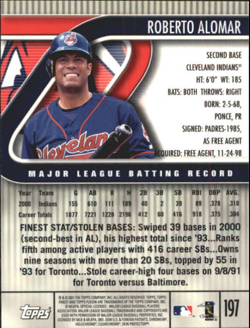 A3902- 2001 Topps Fusion Baseball Card #s 1-250 -You Pick- 15+ FREE US SHIP - Picture 359 of 453