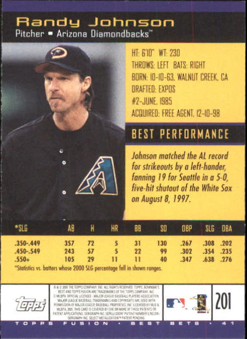 A3902- 2001 Topps Fusion Baseball Card #s 1-250 -You Pick- 15+ FREE US SHIP - Picture 367 of 453