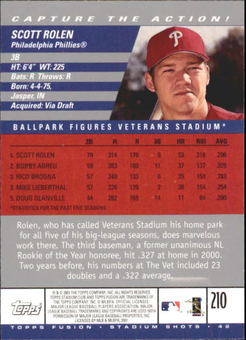 A3902- 2001 Topps Fusion Baseball Card #s 1-250 -You Pick- 15+ FREE US SHIP - Picture 381 of 453
