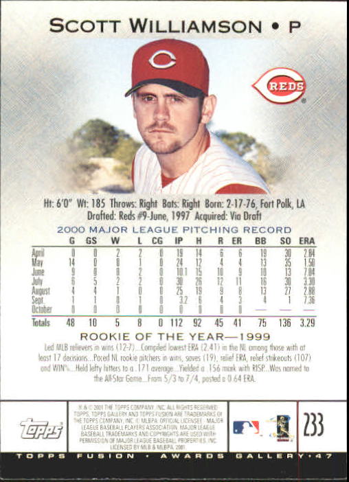 A3902- 2001 Topps Fusion Baseball Card #s 1-250 -You Pick- 15+ FREE US SHIP - Picture 427 of 453