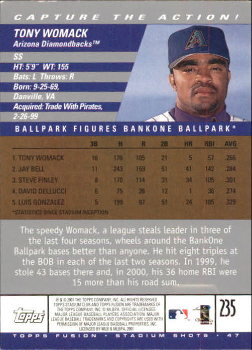 A3902- 2001 Topps Fusion Baseball Card #s 1-250 -You Pick- 15+ FREE US SHIP - Picture 429 of 453