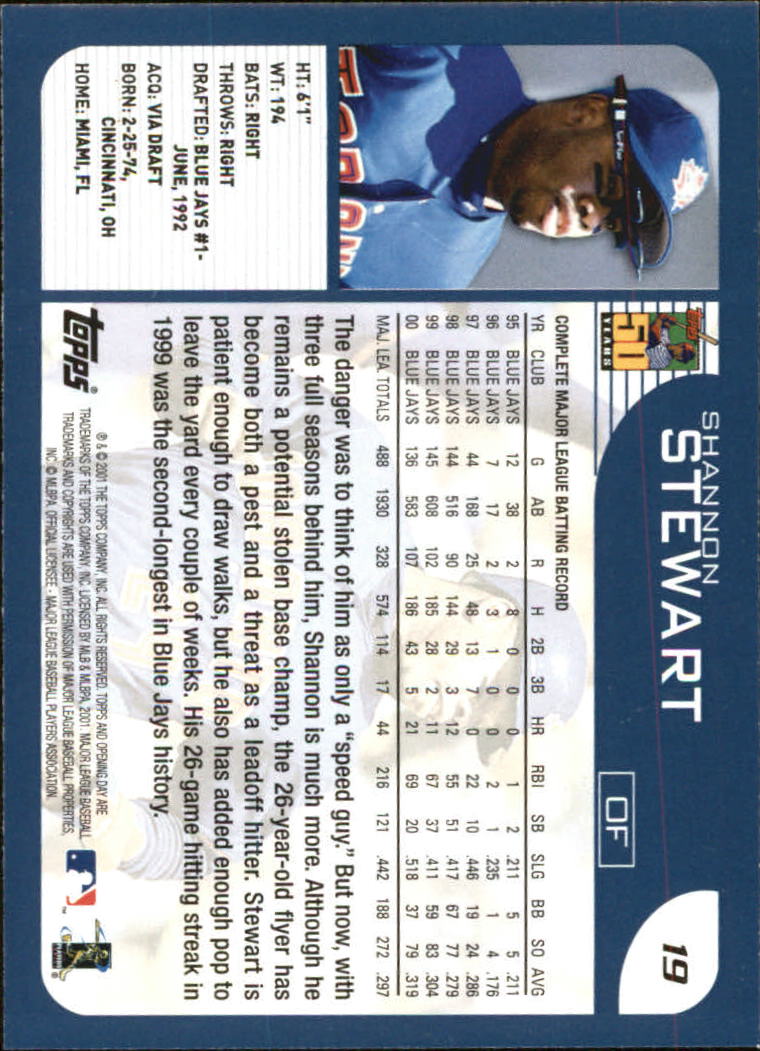 B5415- 2001 Topps Opening Day BB #s 1-165 +Inserts -You Pick- 15+ FREE US SHIP - Picture 27 of 248