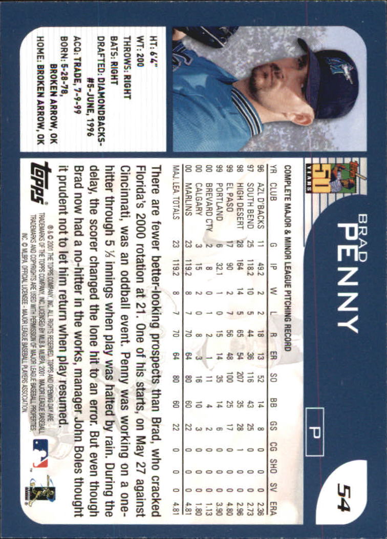 B5415- 2001 Topps Opening Day BB #s 1-165 +Inserts -You Pick- 15+ FREE US SHIP - Picture 77 of 248