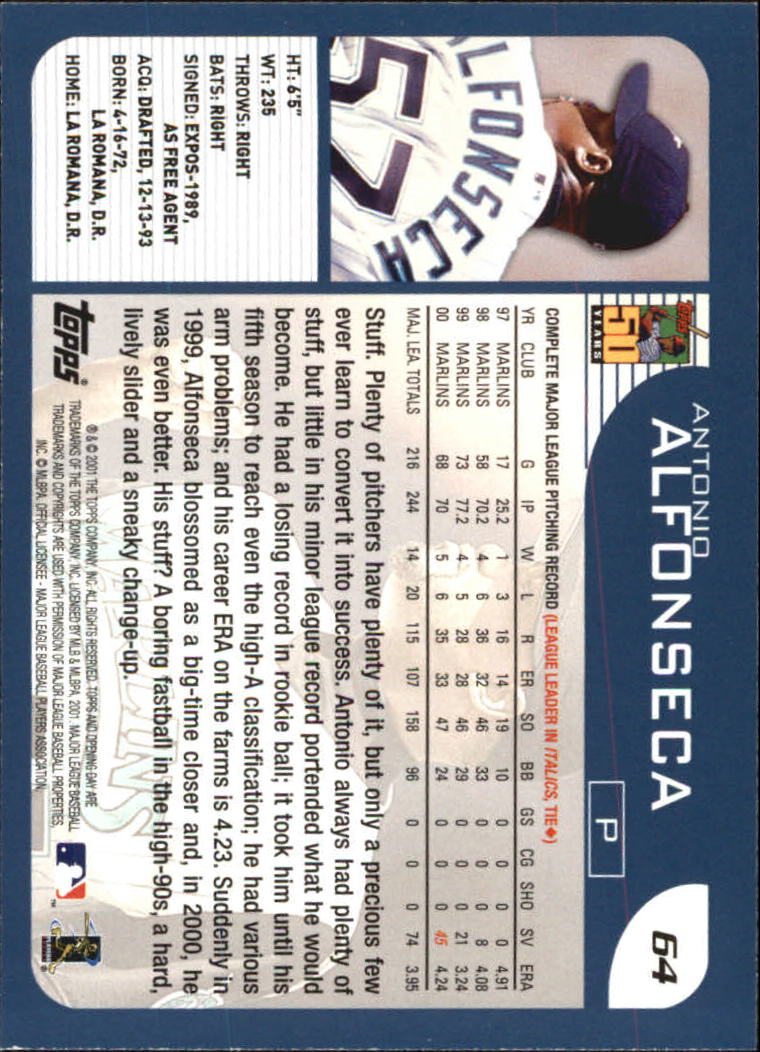 B5415- 2001 Topps Opening Day BB #s 1-165 +Inserts -You Pick- 15+ FREE US SHIP - Picture 93 of 248