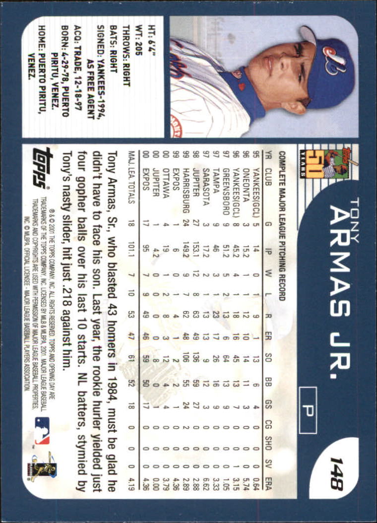 B5415- 2001 Topps Opening Day BB #s 1-165 +Inserts -You Pick- 15+ FREE US SHIP - Picture 226 of 248