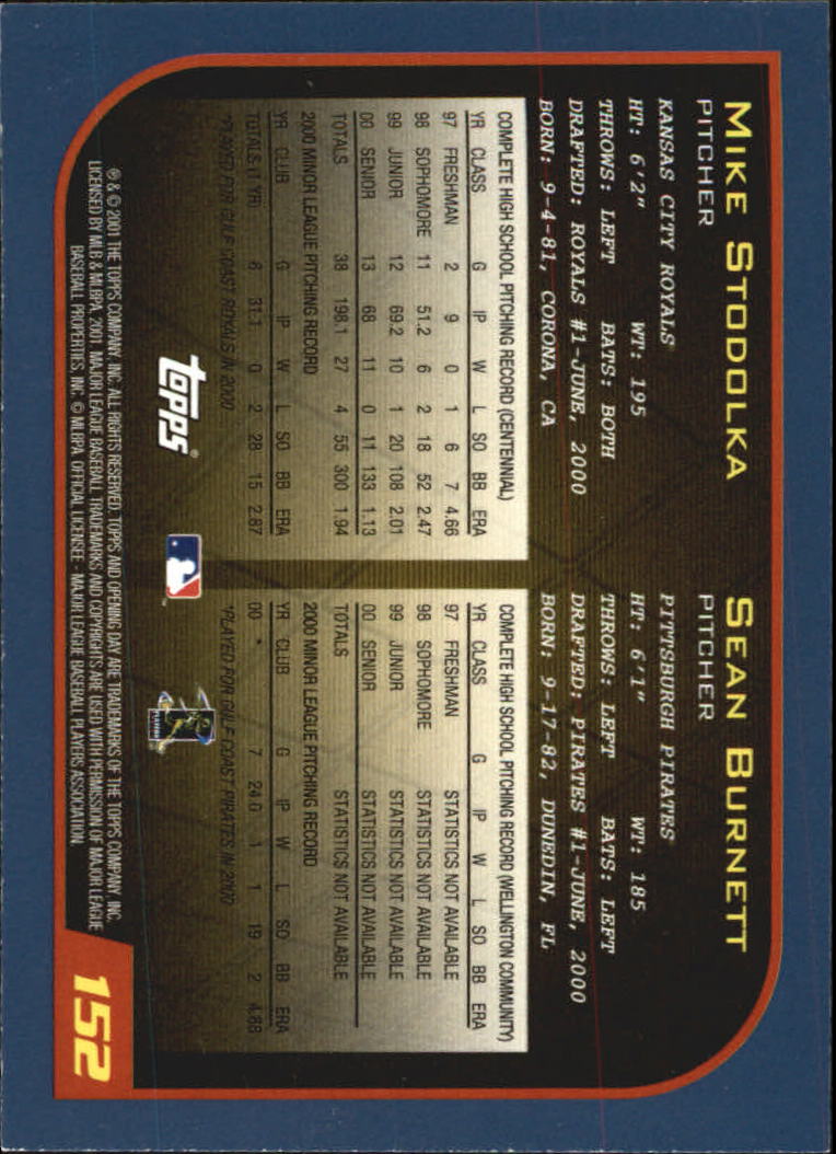 B5415- 2001 Topps Opening Day BB #s 1-165 +Inserts -You Pick- 15+ FREE US SHIP - Picture 234 of 248