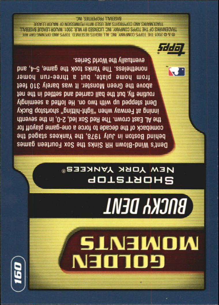 B5415- 2001 Topps Opening Day BB #s 1-165 +Inserts -You Pick- 15+ FREE US SHIP - Picture 244 of 248