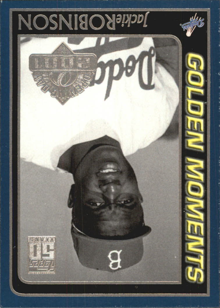 2001 Topps Opening Day #161 Jackie Robinson GM