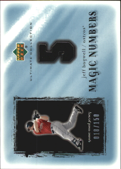 2001 Ultimate Collection Magic Numbers Game Jersey #MNJB Jeff Bagwell