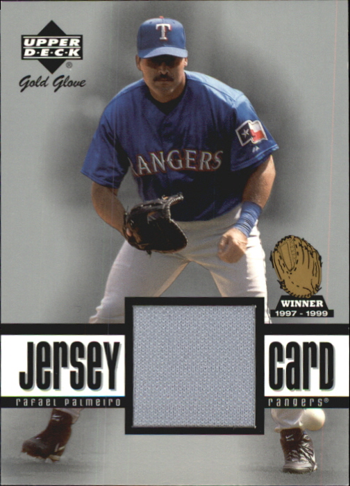 2001 Upper Deck Gold Glove Game Jersey #GGRP Rafael Palmeiro