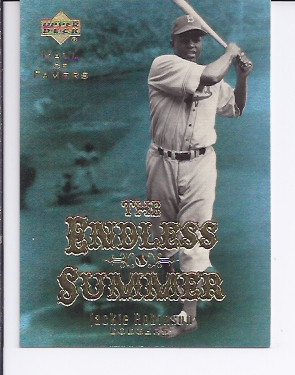 Jackie Robinson Baseball Card (Brooklyn Dodgers) 2001 Upper Deck